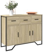 vidaXL Συρταριέρα Sonoma Δρυς 97x32,5x74,5 εκ. Επεξεργασμένο Ξύλο