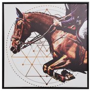 Κάδρο FL8345-6 Fylliana Άλογο Καφέ 60x60εκ.