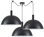 Κρεμαστό Φωτιστικό Οροφής 3xE27 Μαύρο Adept Tube 77-8503 Homelighting-77-8503-Μαύρο 77-8503