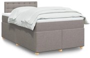 ΚΡΕΒΑΤΙ BOXSPRING ΜΕ ΣΤΡΩΜΑ TAUPE 120X200 ΕΚ. ΥΦΑΣΜΑΤΙΝΟ 3286665