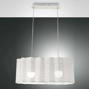 Φωτιστικό Οροφής Glicine 3581-45-102 2xE27 60W 70x30x200cm White La Mia Luce