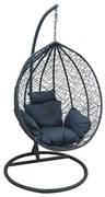 Κούνια Nest34 07.0034 105X119-Φ102Χ198cm Anthracite