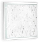 Πλαφονιέρα Ocean 081441 42x42x9cm 3xE27 60W Clear Ideal Lux