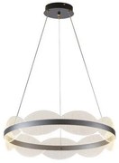Κρεμαστό Φωτιστικό Οροφής LED 60W Ασημί Φ65cm Arte Illumina Torino 144-15044 Eurolamp 144-15044 Ασημί