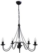 Πολυέλαιος Οροφής Heronia S-11 01-0240 Black