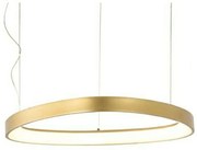 Φωτιστικό Οροφής Harmony BR97LEDP60GD 54W Led Φ60cm 120cm Gold Aca Αλουμίνιο