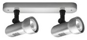 Σποτ Φωτιστικό Οροφής Μπάρα IP20 Mega R50 ΙI ΦOS_ME-17-00701-5-Νίκελ Ματ 17-00701-5