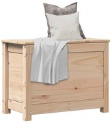 vidaXL Κουτί Αποθήκευσης 60x32x45,5 εκ από Μασίφ Ξύλο Πεύκου