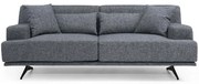 Καναπές Διθέσιος Bentley 560ARE1507 200x110x80cm Grey