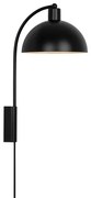 Απλίκα Φωτιστικό Τοίχου E14 40W IP20 Ellen Nordlux-2213721003-Μαύρο 2213721003