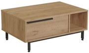 Τραπέζι Σαλονιού On 956LCS3436 90x60x37,6cm Walnut