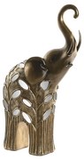 Διακοσμητική Φιγούρα Home ESPRIT Αργυρό Ελέφαντας 22,5 X 10,5 X 37,5 CM