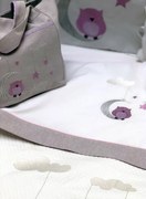 Σετ Σεντόνια Κούνιας Dreamy Owl - Lilac 108102001