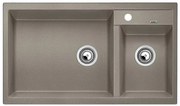 Blanco Metra 9 Tartufo SILGRANIT™ PuraDur™ Γρανιτένιος Νεροχύτης Ένθετος με 2 Γούρνες 86x50cm