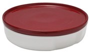 Πυρίμαχο Σκεύος Με Καπάκι BEN7001 30cm White-Red Espiel Porcelain