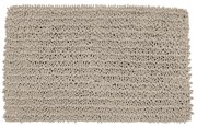 Ταπέτο Μπάνιου Polyester Shaggy Taupe Estia 80x50x3εκ. 02-20750