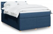 ΚΡΕΒΑΤΙ BOXSPRING ΜΕ ΣΤΡΩΜΑ ΜΠΛΕ 160X200 ΕΚ. ΥΦΑΣΜΑΤΙΝΟ 3287527