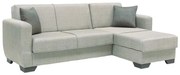 Γωνιακός Καναπές - Κρεβάτι New Dolce Fylliana Μόκα 240x146x85εκ 240x146x85 εκ.