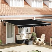 vidaXL Σκηνίτσα Αναδιπλούμενη Μαύρο 400 x 300 εκ Πολυεστέρας