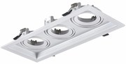 WHITE COLOR SPOT 3xGU10 130x320 ACA XMGU3W