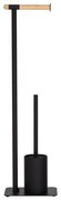 Πιγκάλ Με Χαρτοθήκη Μεταλλικό 15x20x71εκ. Brix Black Sealskin 362473619
