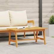vidaXL Τραπέζι καφέ 90x45x40 εκ Μασίφ ξύλο ακακίας