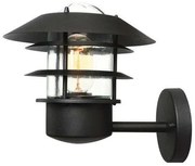 Φανάρι Απλίκα Φωτιστικό Τοίχου 1xE27 IP44 Helsingor Elstead Lighting-HELSINGOR-BK-Μαύρο HELSINGOR-BK