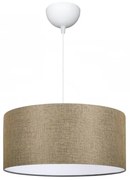 LOFTY 204-0090 Μοντέρνο Κρεμαστό Φωτιστικό Kαπέλο Μονόφωτο 1 x E27 IP20 Μπεζ Ύφασμα -Μ38 x Π38 x Υ70cm Globostar-204-0090-Μπεζ 204-0090
