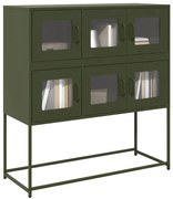 vidaXL Ντουλάπι Λαδί 100,5x39x107 εκ. από Χάλυβα Ψυχρής Έλασης