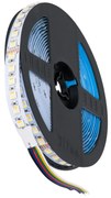 GloboStar® 70264 Ταινία LED SMD 5050 RGBW + WW 5in1 5m 36W/m 72LED/m 120° DC 24V IP20 3600lm/m Πολύχρωμη RGB - Ψυχρό Λευκό 6000K - Φυσικό Λευκό 4500K - Θερμό Λευκό 2700K - 5 Χρόνια Εγγύηση