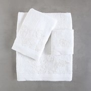Πετσέτες Μπάνιου (Σετ 3τμχ) Rythmos Rhea 500gsm Λευκό