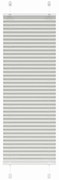 vidaXL Πλισέ περσίδα ανοιχτό γκρι 45x150 cm Πλάτος υφάσματος 44,4 cm