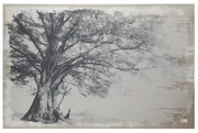 Artekko Arboreal Πίνακας Καμβάς Ξύλο Καμβάς Γκρι (150x3.8x100)cm Artekko JC38789