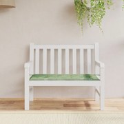 vidaXL Μαξιλάρι Πάγκου Κήπου Σχέδιο Φύλλων 120x50x4 εκ. Ύφασμα Oxford