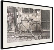 Αφίσα - Old Bicycle - 60x40 - Μαύρο - Με πασπαρτού