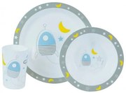 Παιδικό Σερβίτσιο Φαγητού Space Γκρι 005668 Ango Dalber 005668 Γκρι