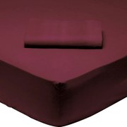 Σεντόνι Υπέρδιπλο Επίπεδο (230x260) Das Home Best Line Μπορντώ