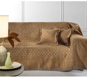 Ριχτάρι Intima Cocoa Guy Laroche Διθέσιο 180x250cm Βαμβάκι-Chenille