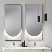 Καθρέπτης Τοίχου Ghost SP.GHOST55X110 55x110cm Led 2,15W 4000K Black Bluelife Metal,Abs
