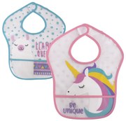 LORELLI ΣΕΤ 2 ΤΕΜ ΑΔΙΑΒΡΟΧΕΣ ΣΑΛΙΑΡΕΣ ΜΕ ΣΧΕΔΙΟ PINK GIRL 10260250002