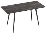 Επεκτεινόμενο τραπέζι τραπεζαρίας, επεκτεινόμενο τραπέζι για 6-8 άτομα, τραπέζι κουζίνας με συμπαγείς ατσάλινες βάσεις