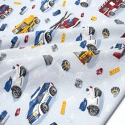 Πάνα Φανελένια Toys 46 Sky Blue DimCol 80x80cm 100% Βαμβακερή Φανέλα