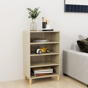 vidaXL Ραφιέρα Sonoma Δρυς 57 x 35 x 90 εκ. από Μοριοσανίδα