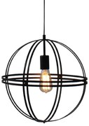 Φωτιστικό Οροφής Μονόφωτο Aca Sirena KS1483P1BK Black