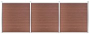 Πάνελ Περίφραξης Καφέ 526 x 186 εκ. από WPC 3053208