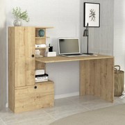 Γραφείο εργασίας Domingo Megapap χρώμα sapphire oak 149,5x60x120εκ.