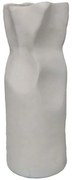 Βάζο Grantas 032555 14x13x35cm White Αλουμίνιο