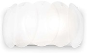 Φωτιστικό Τοίχου-Απλίκα Ovalino 038025 34x17x18cm 2xE27 60W White Ideal Lux