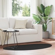 vidaXL Χαλί 'HUARTE' Χαμηλής Πυκνότητας Μαλακό και Πλενόμενο Μαύρο 80x150 εκ.