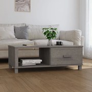 Τραπεζάκι Σαλονιού HAMAR Αν. Γκρι 100x55x35εκ Μασίφ Ξύλο Πεύκου 340455